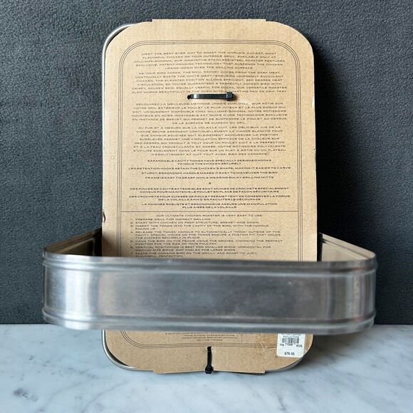 The Ultimate Chicken Roaster Williams Sonoma-Stainless Steel Barbecue Grill Tool - Picture 7 of 9